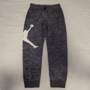 RARE Jordan Jumpman Therma Fit Gray Marled Jogger Pants - Youth L